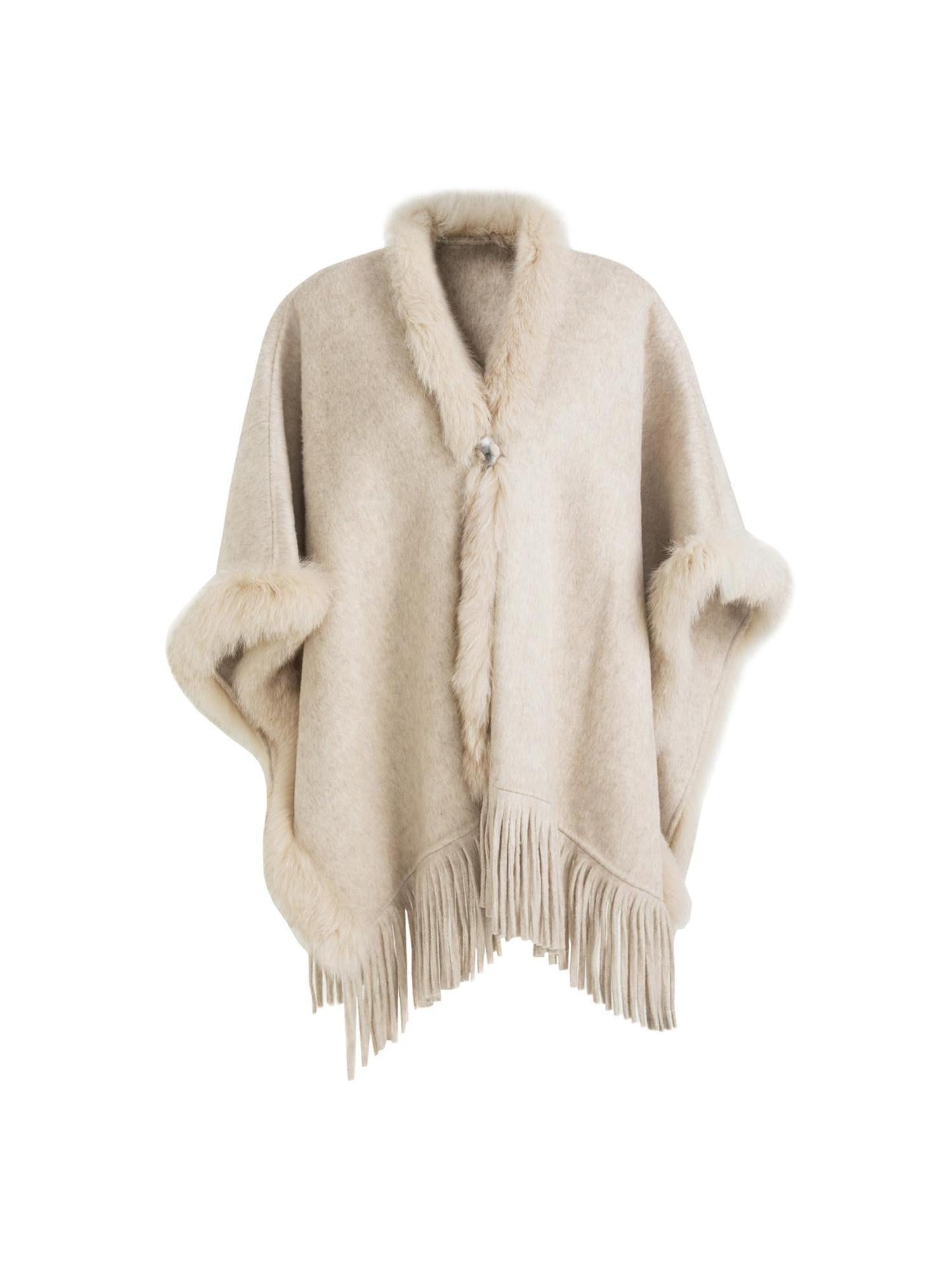 unspoken Pure Wool V-neck Hidden Button Oversized Apricot Minimal Work Knitwear Cardigans