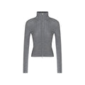 fano_Cozy_Lambswool_Blend_Zip_Front_Casual_Fit_Women_Mottled_Gray_Knit_Cardigans_MISSTT