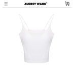 audreyyang_Slim_U_Neck_Built_In_Padding_Polyester_Blend_One_Size_Versatile_Women_Camisoles_MISSTT