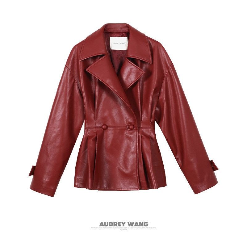 audreyyang_100_Percent_Polyester_Loose_Fit_Burgundy_Women_Wide_Leg_Pants_MISSTT
