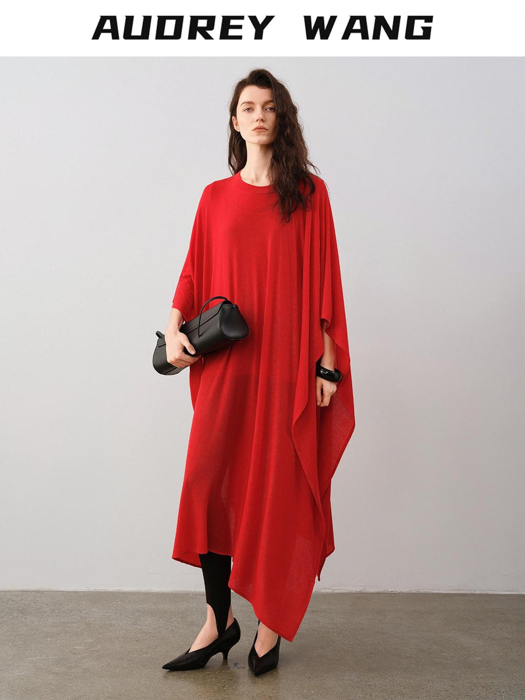 audreyyang Lyocell Wool Blend Loose Sleeveless Pullover Stirrup Leggings Top & Pants Sets