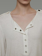 unspoken Breathable Skin Friendly Minimal Slim Fit Button Women Office Knitwear Cardigans