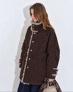 fano 90 Percent White Duck Down Warm Workwear Straight Midlength Womens Down Jackets