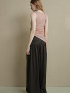 someonesometimes Lightweight Poly Blend Office Slim Fit Strappy Solid Blush Women Camisoles