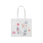 fano_Floral_Print_Open_Top_Casual_Minimalist_Women_Everyday_White_Bags_MISSTT