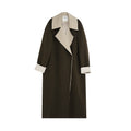 unspoken_Single_Breasted_Straight_Fit_Commuter_Artistic_Women_Dark_Grey_Green_Long_Coats_MISSTT