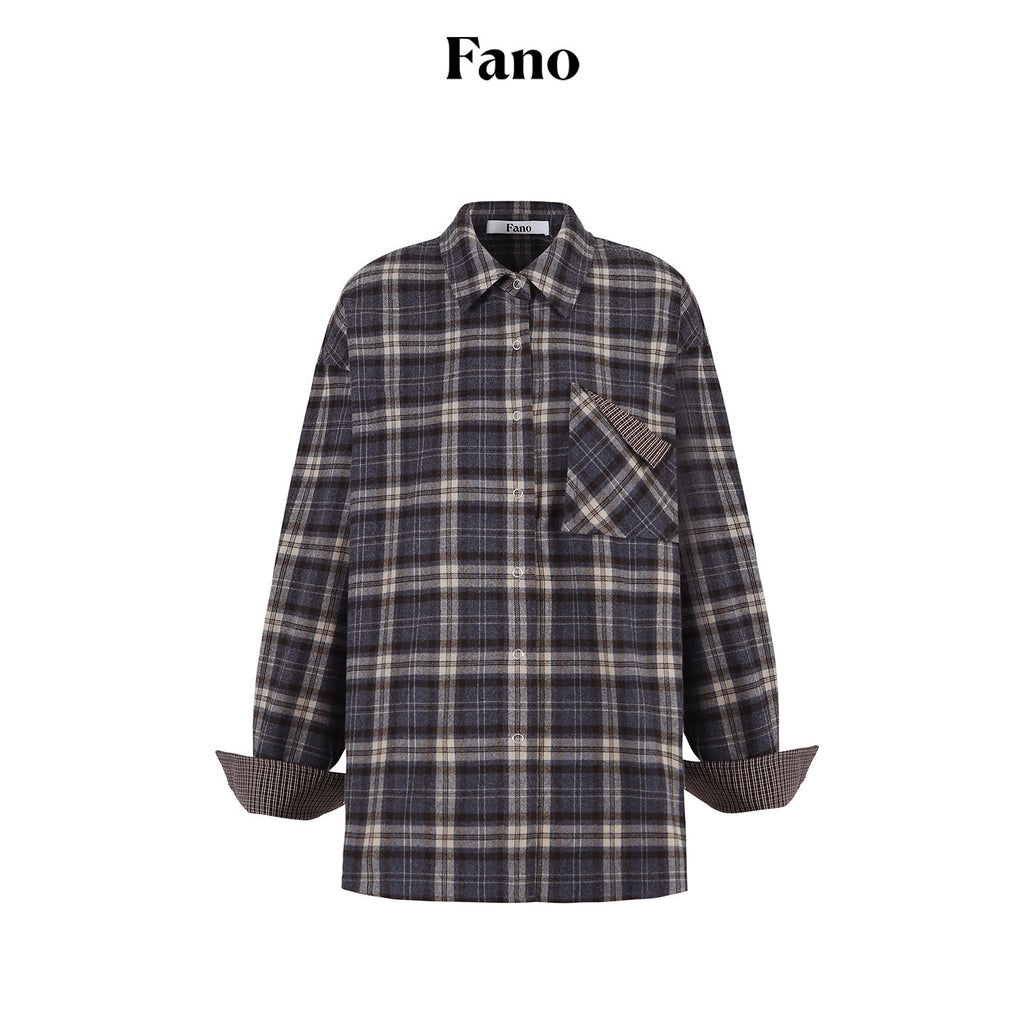 fano_Breathable_Viscose_Oversized_Plaid_Lapel_Button_Front_Women_Everyday_Shirts_MISSTT