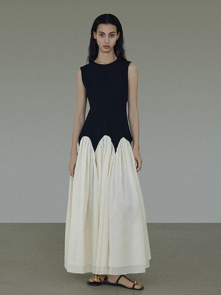 unspoken Sleek Black Spaghetti Strap Slim Fit Office Workwear Women Maxi Dresses