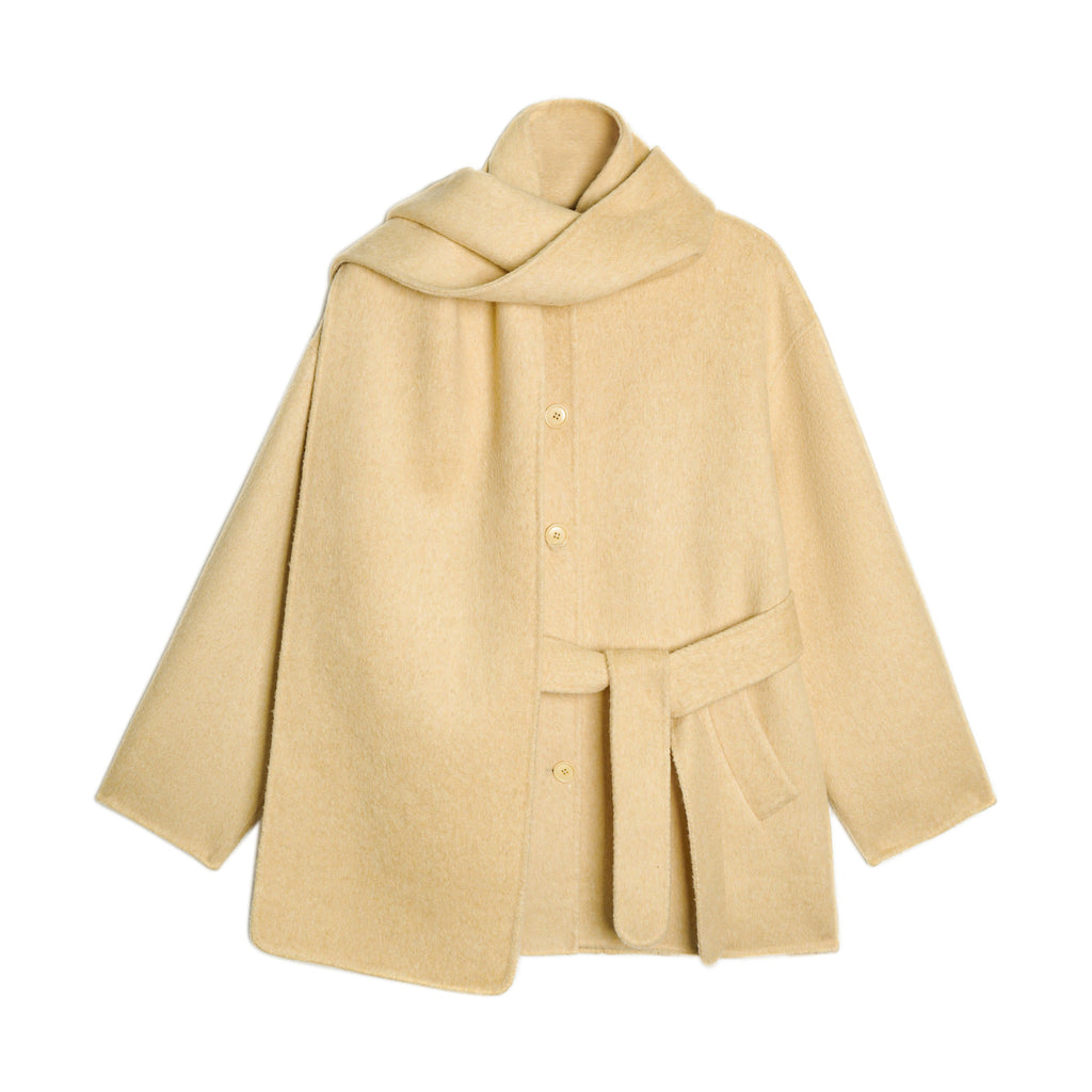someone_sometimes_Minimalist_Belted_Roundneck_Single_Breasted_50_Percent_Wool_Yellow_Wool_Coats_MISSTT