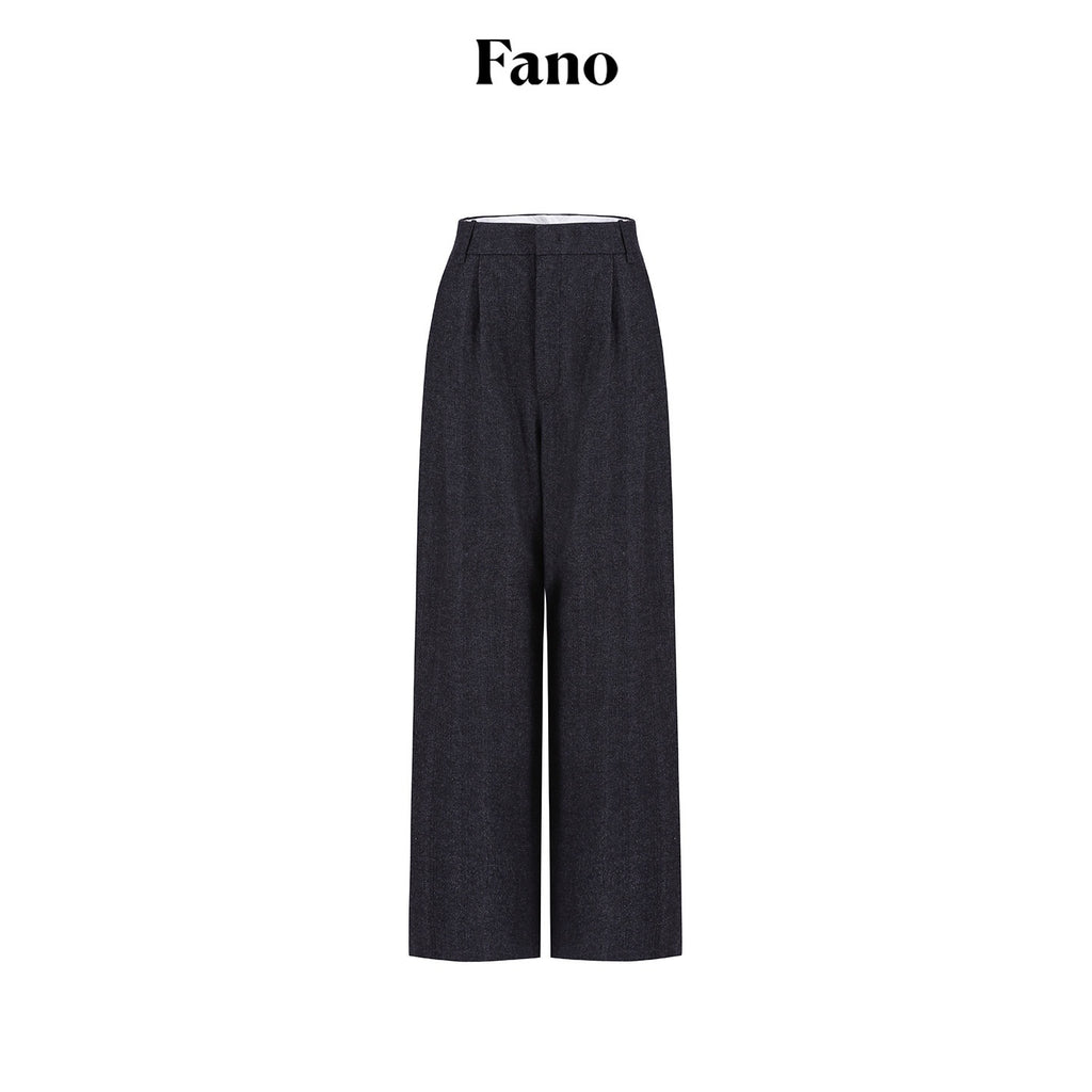 fano_High_Waist_Minimalist_Straight_Leg_Long_Deep_Gray_Women_Casual_Pants_MISSTT