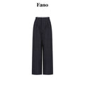 fano_High_Waist_Minimalist_Straight_Leg_Long_Deep_Gray_Women_Casual_Pants_MISSTT
