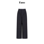 fano_High_Waist_Minimalist_Straight_Leg_Long_Deep_Gray_Women_Casual_Pants_MISSTT