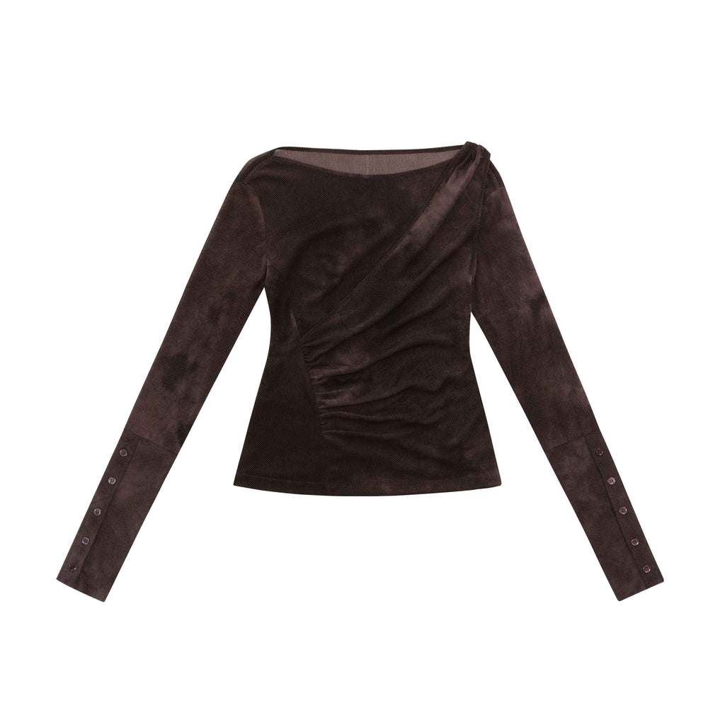 someonesometimes_Soft_Stretch_V-neck_Slim_Casual_Women_Polyester_Spandex_Long_Sleeve_T-Shirts_MISSTT