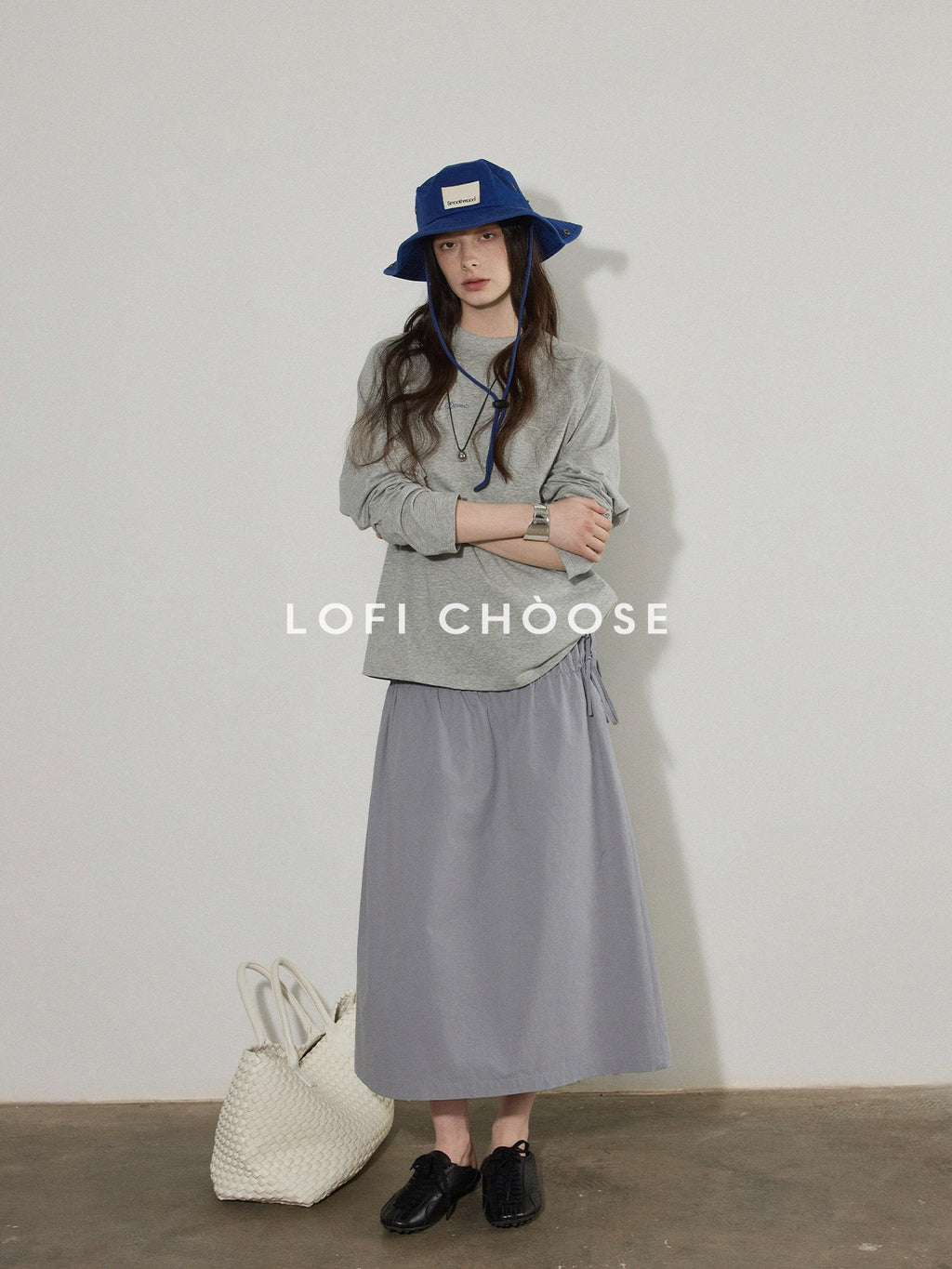 Lofi choose Soft 100 Percent Cotton Relaxed Raglan Lettered Print Women Long Sleeve T-Shirts