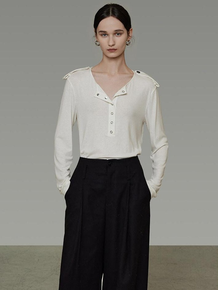 unspoken Breathable Skin Friendly Minimal Slim Fit Button Women Office Knitwear Cardigans