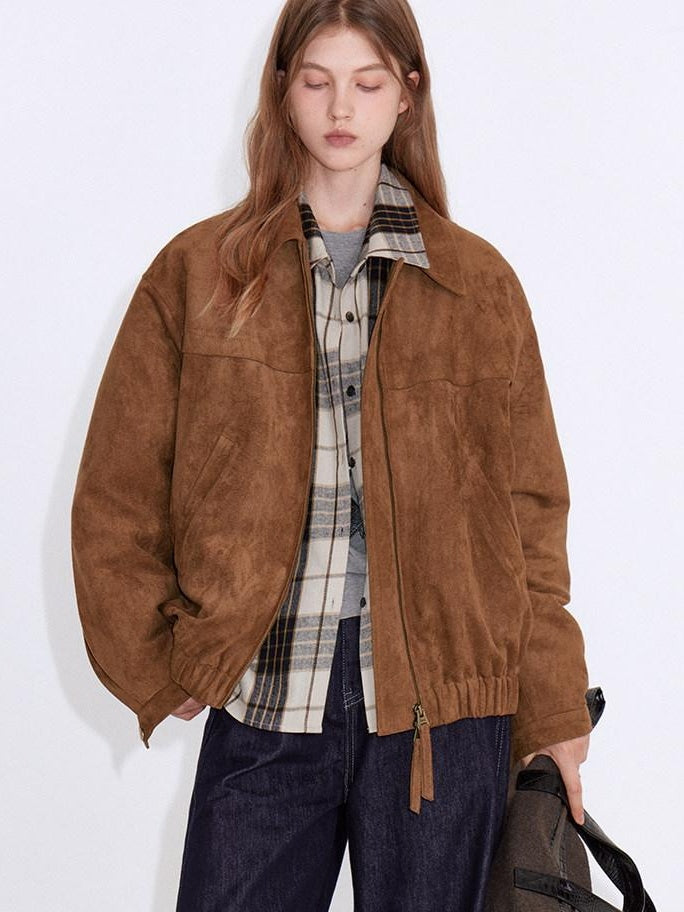 fano Windproof Casual Regular Turndown Collar Youth Brown Polyester Puffer Jackets