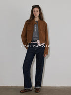 Lofi choose Cozy Button Front Relaxed Office Women Knit Long Sleeve Round Neck Cardigans