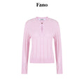 fano_Warm_V-neck_Button_Detail_Minimal_Commuter_Fit_Pink_Women_Acrylic_Blend_Sweaters_MISSTT