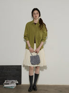 Lofi choose Pure Cotton Loose Fit Commuter Long Sleeve Collared Button Women Casual Shirts