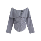 unspoken_Breathable_100%_Cotton_Loose_Boat_Neck_Long_Sleeve_Women_Office_Striped_Blouses_MISSTT