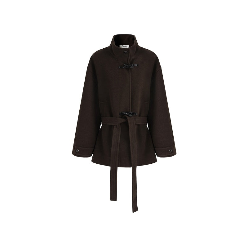 fano_Minimal_Commuter_Straight_Midlength_Stand_Collar_Pocket_Toggle_Women_Short_Coat_MISSTT