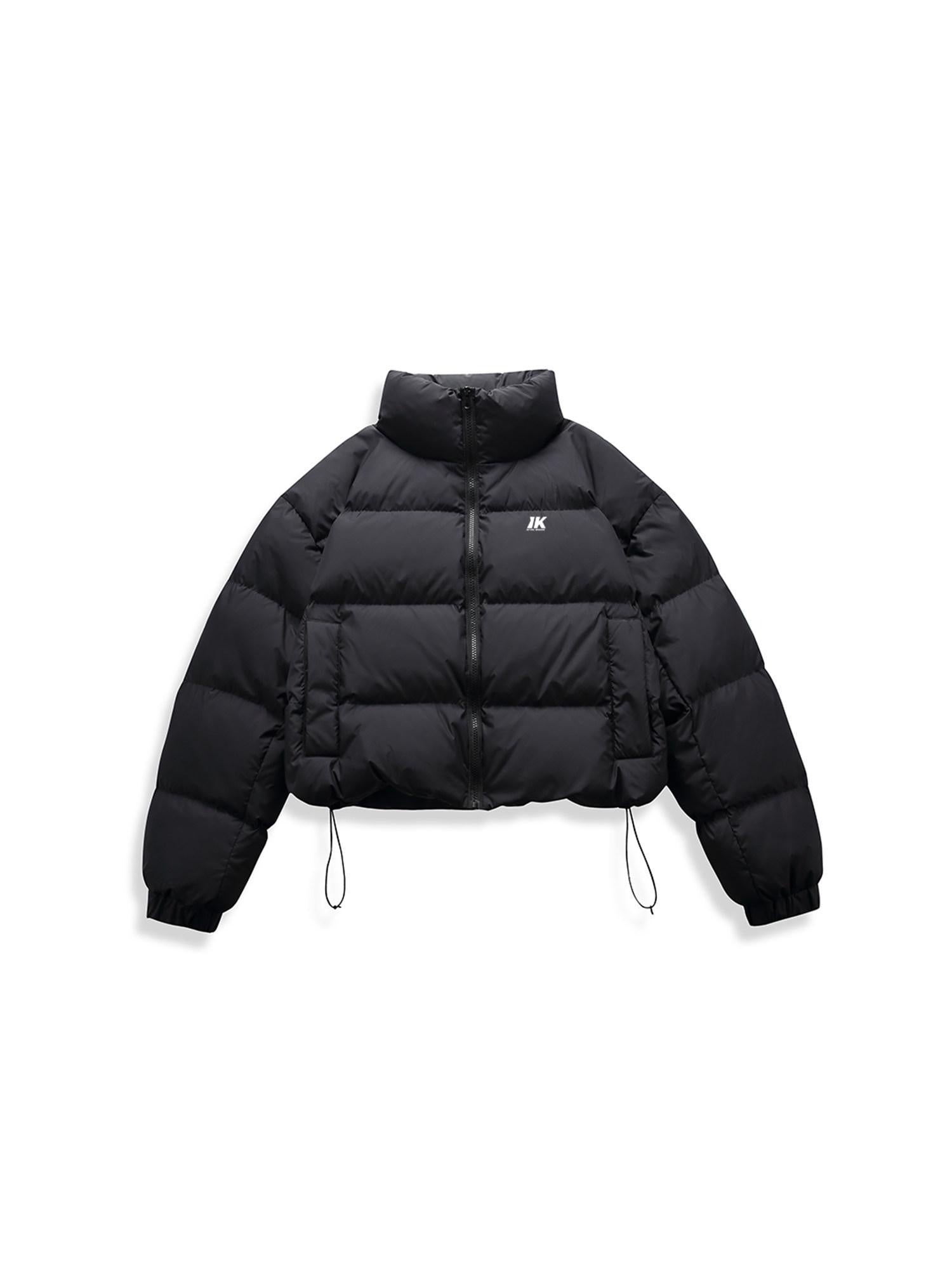 ikyou 90 Percent White Duck Down Memory Fabric Minimalist Straight Short Down Jackets