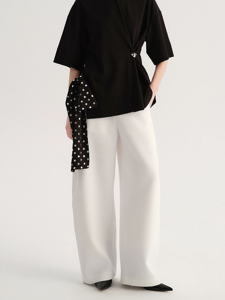 audreyyang_Smart_Office_Natural_Waist_Zip_Fly_Polyester_Blend_Black_White_Straight_Pants_MISSTT