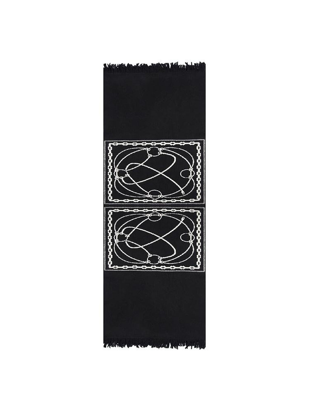 unspoken Soft Acrylic Fringed Rectangular Warm Women Black Gray Scarves