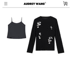 audreyyang_Slim_Minimal_Office_Crew_Neck_Long_Sleeve_Acetate_Blend_Black_Cropped_Jackets_MISSTT