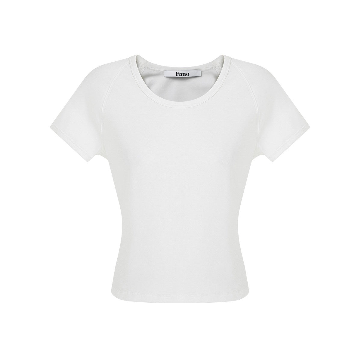 fano_Breathable_Cotton_Lyocell_Slim_Cropped_Korean_Womens_White_Short_Sleeve_T-Shirts_MISSTT