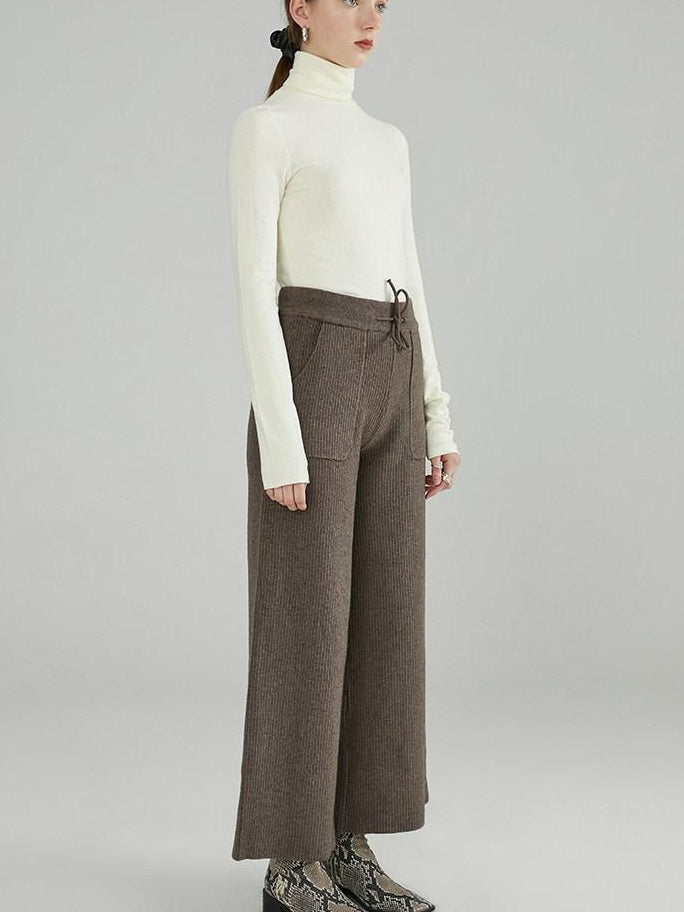 fano Commuter Turtleneck Slim Fit Women Acrylic Knit Solid Sweaters