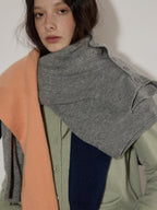 Lofi choose Soft Wool Blend Rolled Edge Loose Office Knit Button Long Sleeve Cardigans