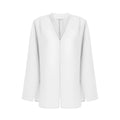 unspoken_Breathable_Lace_V-neck_Loose_Fit_Office_Women_Button_Long_Sleeve_Blouses_MISSTT