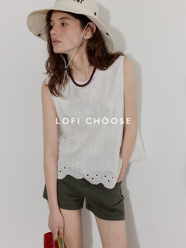 Lofi_choose_Breathable_Pure_Cotton_Embroidered_Loose_Fit_Commuter_Women_White_Tank_Tops_MISSTT