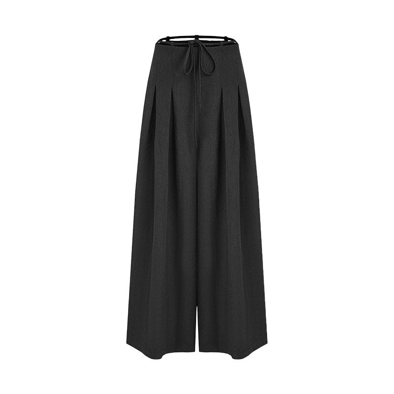 unspoken_Pleated_Stretch_Minimalist_Workwear_Natural_Waist_Women_Wide_Leg_Pants_MISSTT