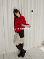 Lofi choose Zippered Polo Collar Relaxed Fit Commuter Long Sleeve Regular Weight Sweatshirt