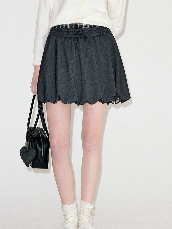 fano Deep Gray Solid Single Button Blazer Loose Fit Women Workwear Top & Skirt Sets