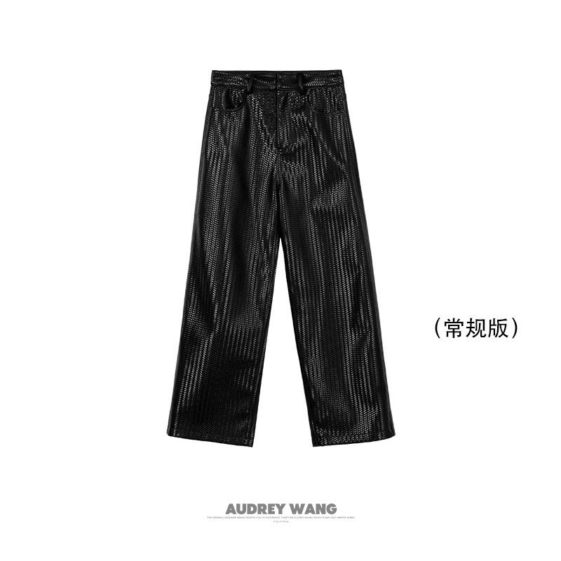 audreyyang_Pu_Faux_Leather_Casual_Natural_Waist_Zip_Fly_Women_Straight_Pants_MISSTT