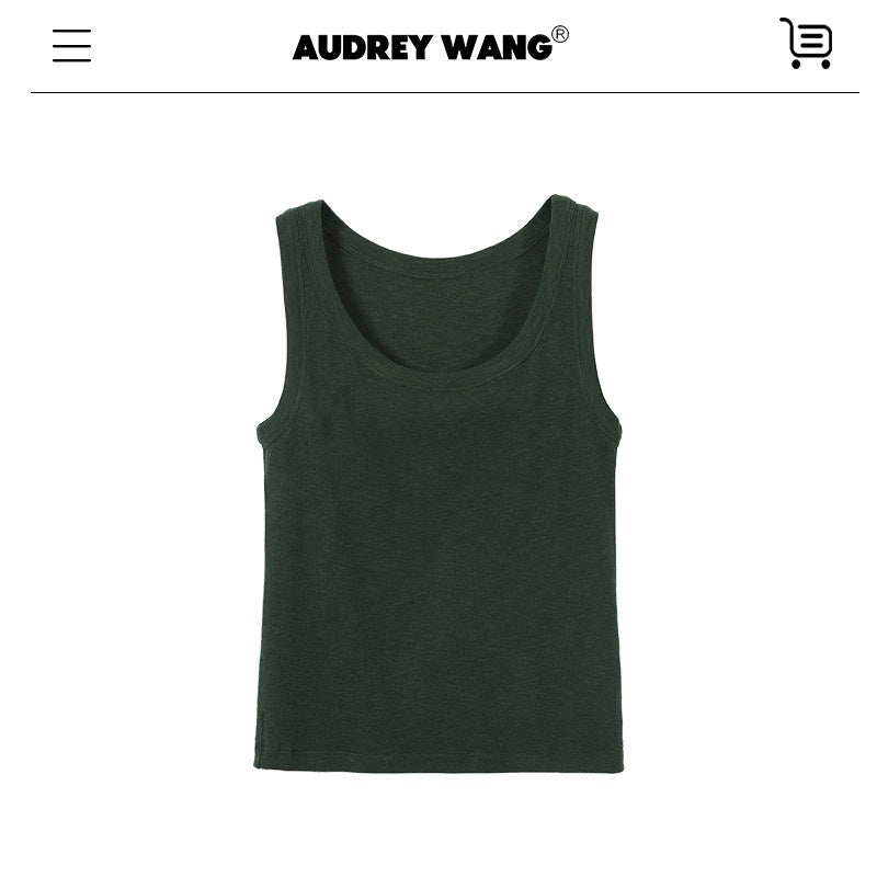 audreyyang_Viscose_Cotton_Slim_Fit_Casual_Round_Neck_Women_Solid_Short_Sleeve_T-Shirts_MISSTT
