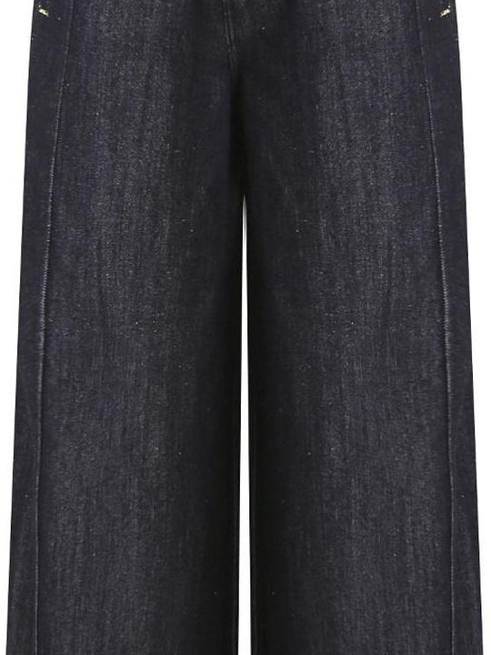 fano High Rise Cotton Rigid Casual Straight Youth Raw Denim Straight Leg Jeans