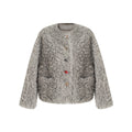 fano_Faux_Fur_Straight_Cut_Minimal_Workwear_Women_Gray_Khaki_Short_Coat_MISSTT