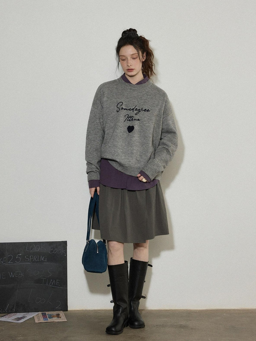 Lofi choose Pure Cotton Relaxed Fit Button Front Turn Down Collar Women Workwear Shirts