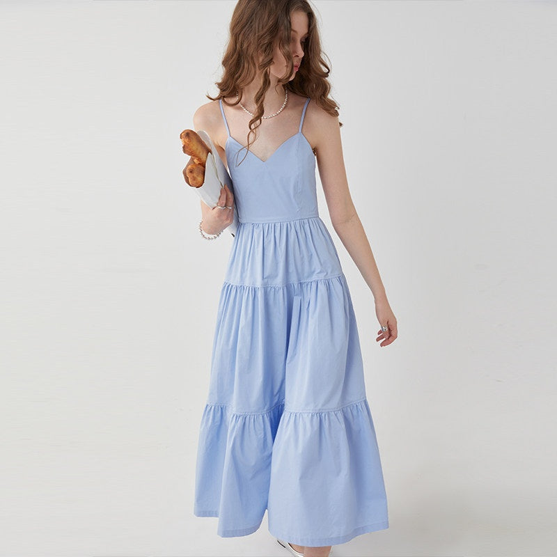 fano_High_Waist_Pleated_Minimalist_V-neck_Sleeveless_A_Line_Cotton_Casual_Maxi_Dresses_MISSTT