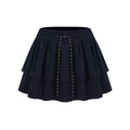 fano_Navy_Polo_Short_Sleeve_Two_Piece_Pullover_Mini_Skirt_For_Women_Top_&_Skirt_Sets_MISSTT