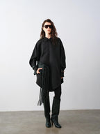 audreyyang Wrinkle Resistant Minimalist Loose Fit Turn Down Collar Women Polyester Shirts