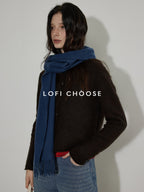 Lofi choose Soft Relaxed Casual Buttoned Round Neck Long Sleeve For Women Cardigans