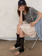 Lofi choose High Waist Flattering Wide A Line Loose Workwear Pink Full Circle Midi Skirts