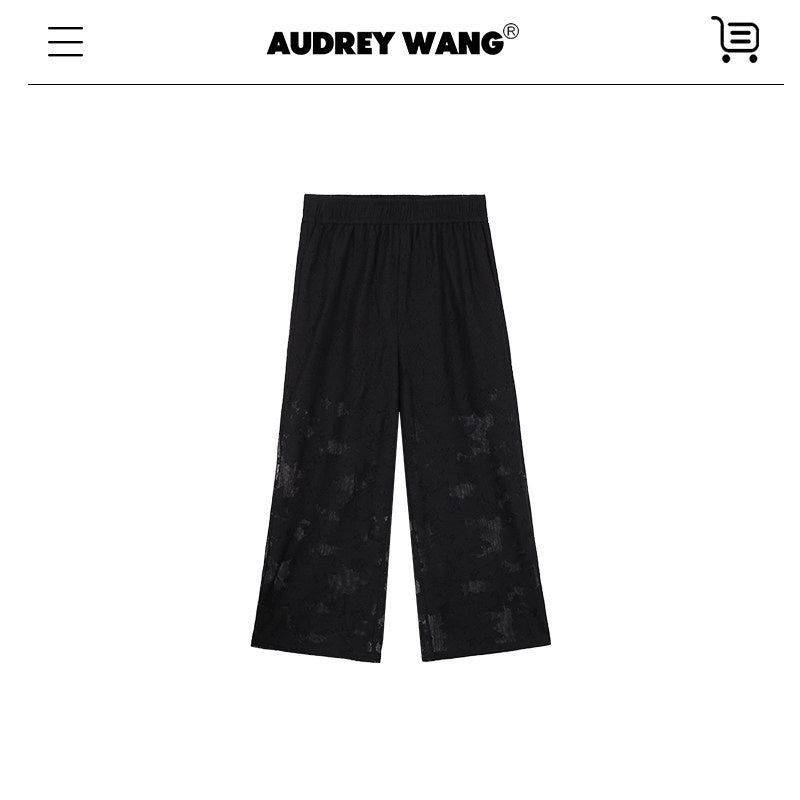 audreyyang_Lightweight_Shape_Retention_Lace_Polo_Loose_Fit_Women_Cotton_Top_&_Pants_Sets_MISSTT