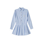 ikyou_Breathable_Embroidered_High_Waist_A_Line_Office_Blue_Womens_Midi_Dresses_MISSTT