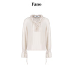 fano_Breathable_V-neck_Korean_Office_Loose_Fit_Lace_Girls_Basic_Crop_Tops_MISSTT